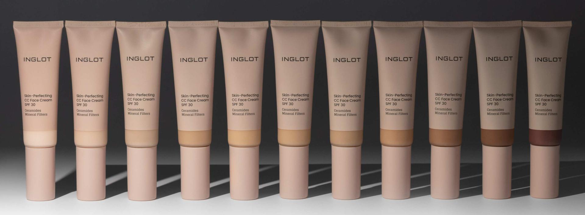 Krem do twarzy CC Skin-Perfecting SPF 30 Inglot - makijaż, pielęgnacja i ochrona